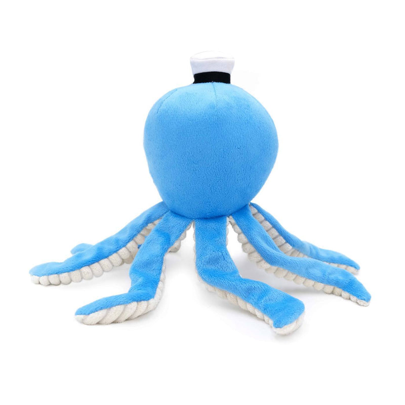Zippy Paws - Playful Pal Plush Squeaker Rope Dog Toy - Ollie the Octopus