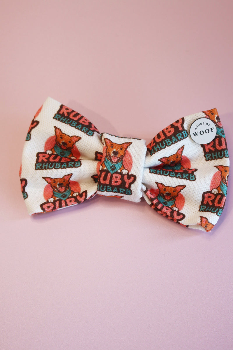 Ruby Rhubarb Sailor Bow and Bow Tie