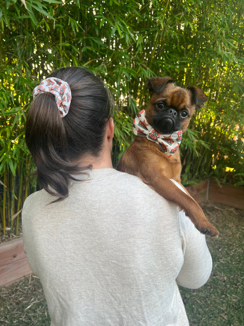 Ruby Rhubarb Sailor Bow and Bow Tie