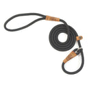 True Charlie Co - Slimline Rope Slip Lead - Black - The Slimline Charlie