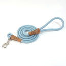 True Charlie Co - Dog Rope Lead - Light Blue - The Sasha