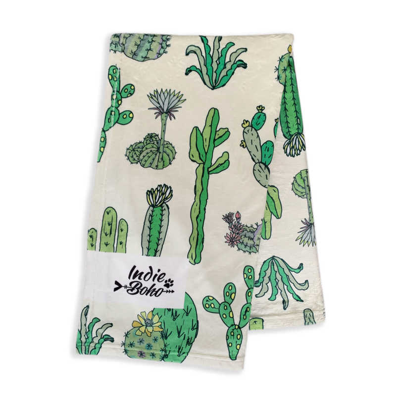 Indie Boho - Pet Blanket - Cactus Fusion