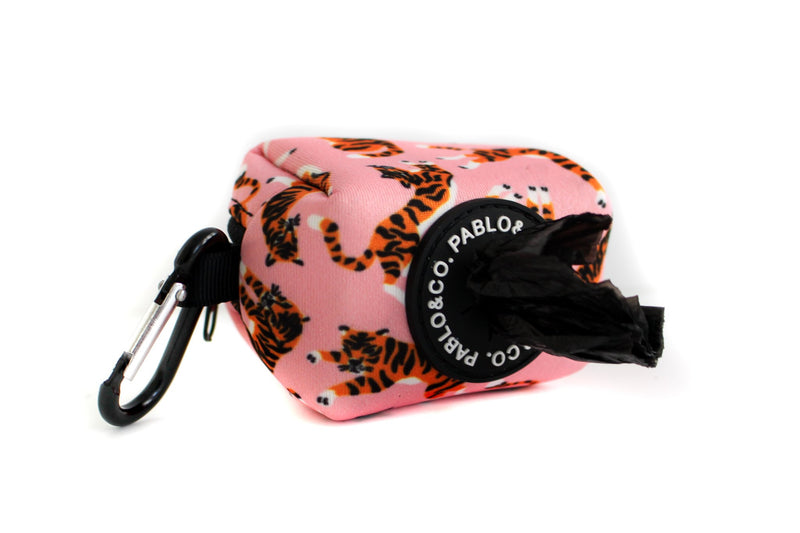 Pablo and Co - Poop Bag Holder - Pink Tigers