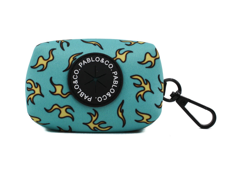 Pablo and Co - Poop Bag Holder - 90s Flames