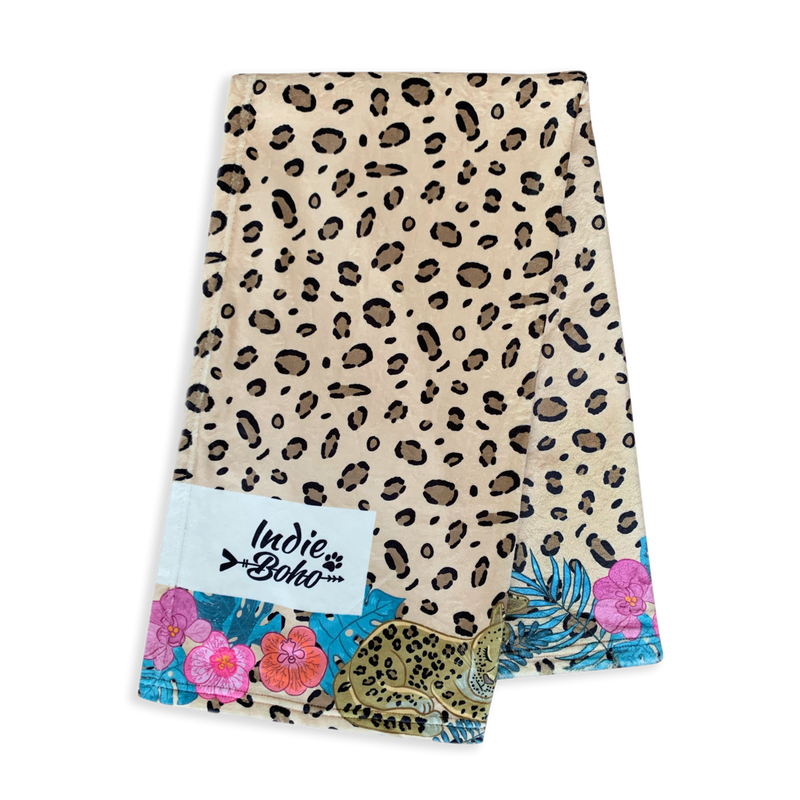 Indie Boho - Pet Blanket - Leopard Luxe