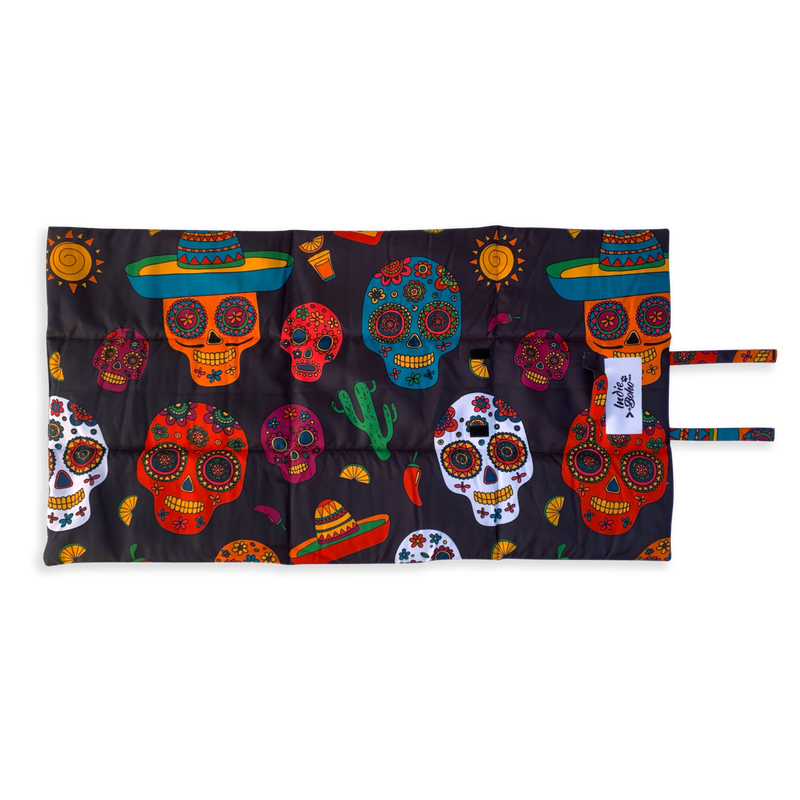 Indie Boho - Travel Mat - Mexican Skulls