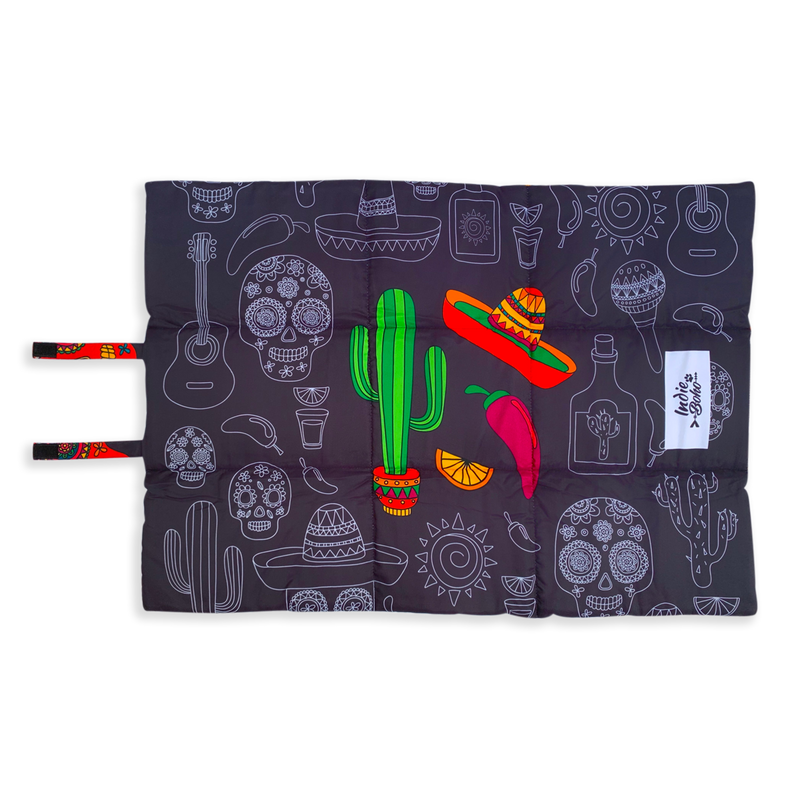 Indie Boho - Travel Mat - Mexican Skulls