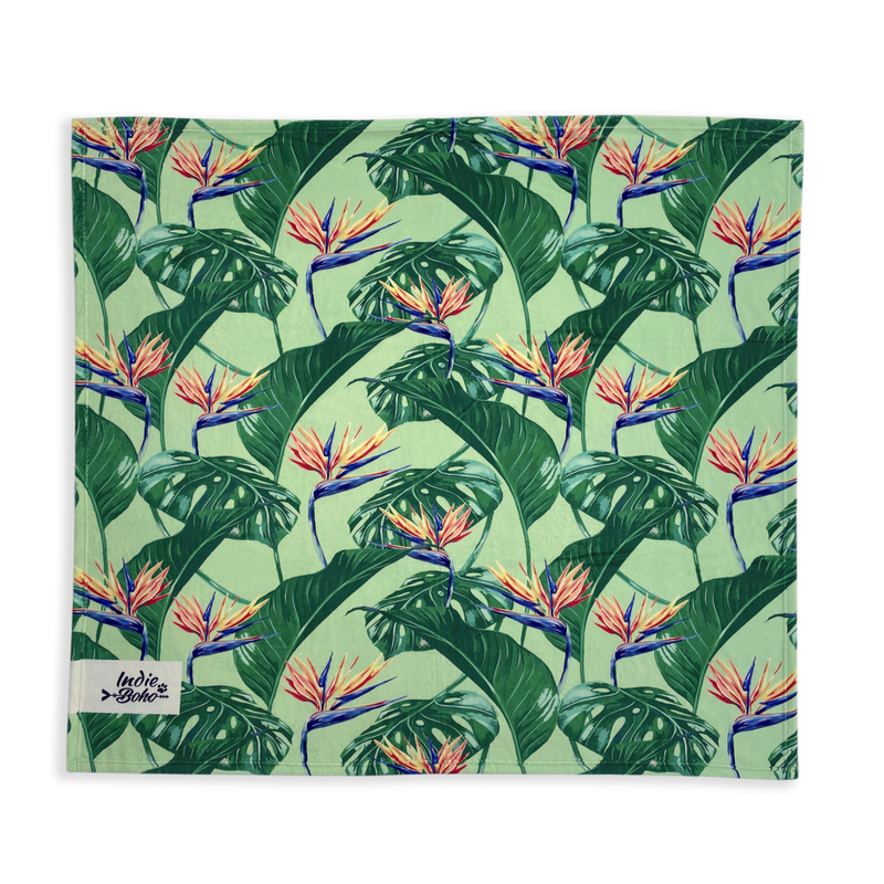Indie Boho - Pet Blanket - Tropical Bloom