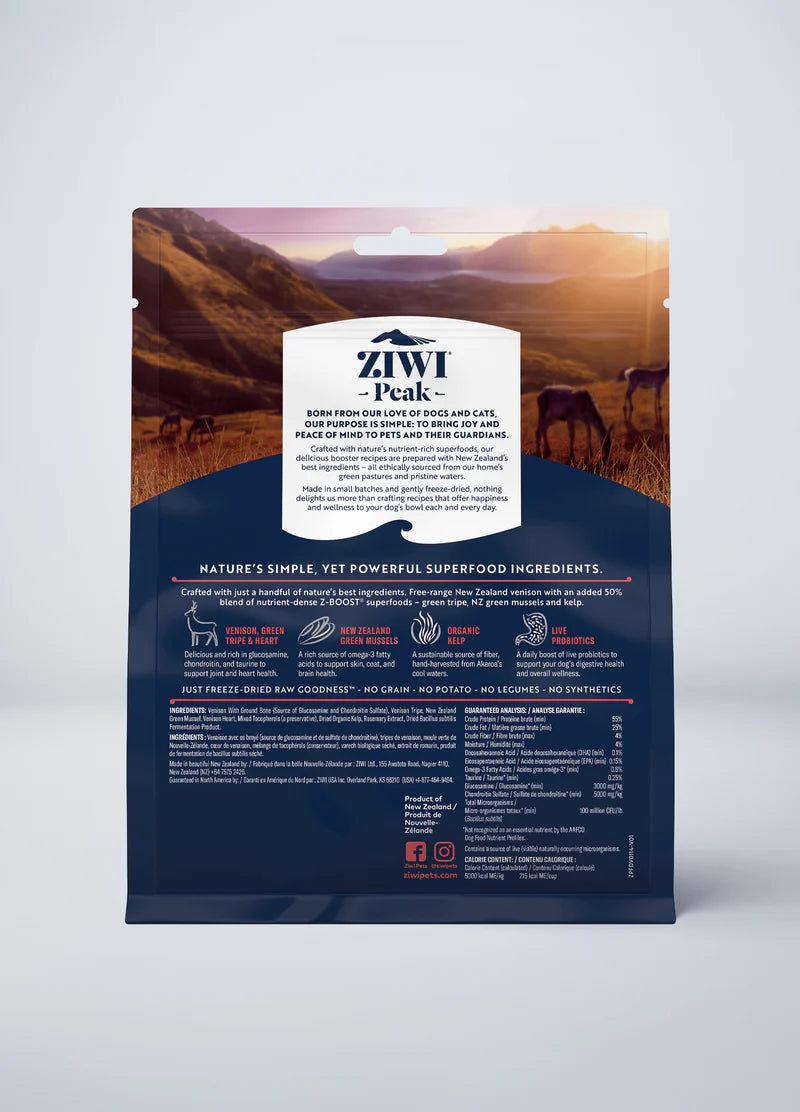 Ziwi Peak - Venison Freeze Dried Superboost
