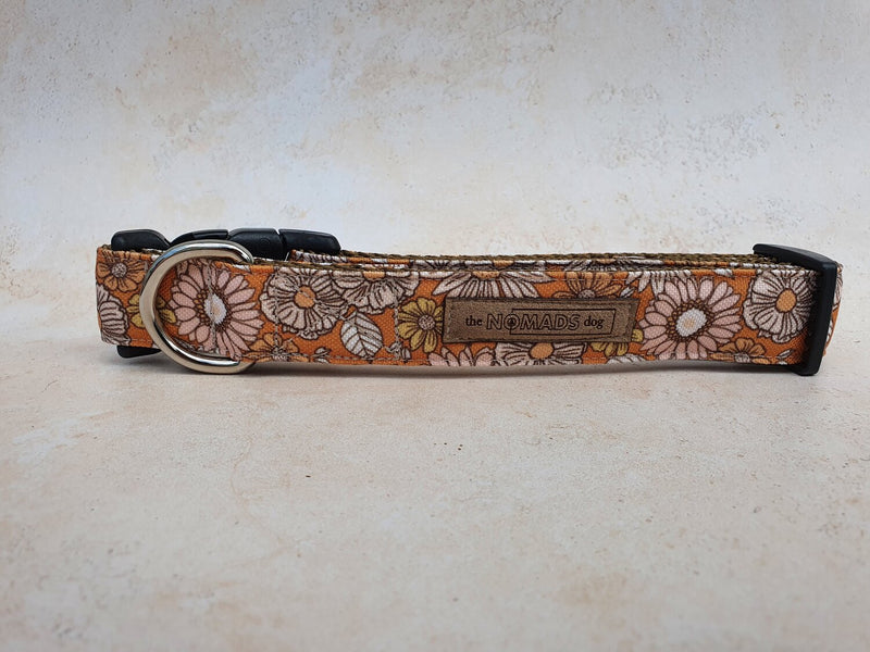 The Nomad's Dog - Folksy Canvas Fabric Dog Collar