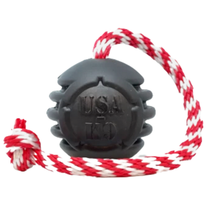 Rover Pet Products - Magnum Stars Stripes Ball Reward Toy